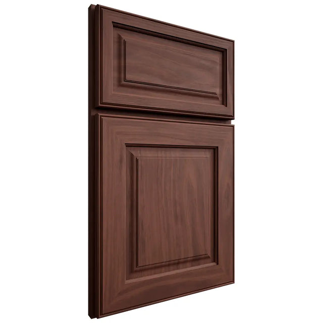 Shiloh Cabinetry Full Overlay Asherville Cherry Plain Cut Bourbon Door