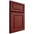 Shiloh Cabinetry Full Overlay Asherville Cherry Plain Cut Red Door