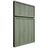 Shiloh Cabinetry Full Overlay Asherville Hickory Plain Cut Moss Door