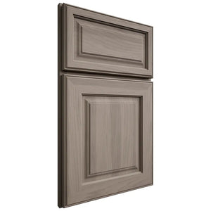 Shiloh Cabinetry Full Overlay Asherville Hickory Plain Cut Sterling Door