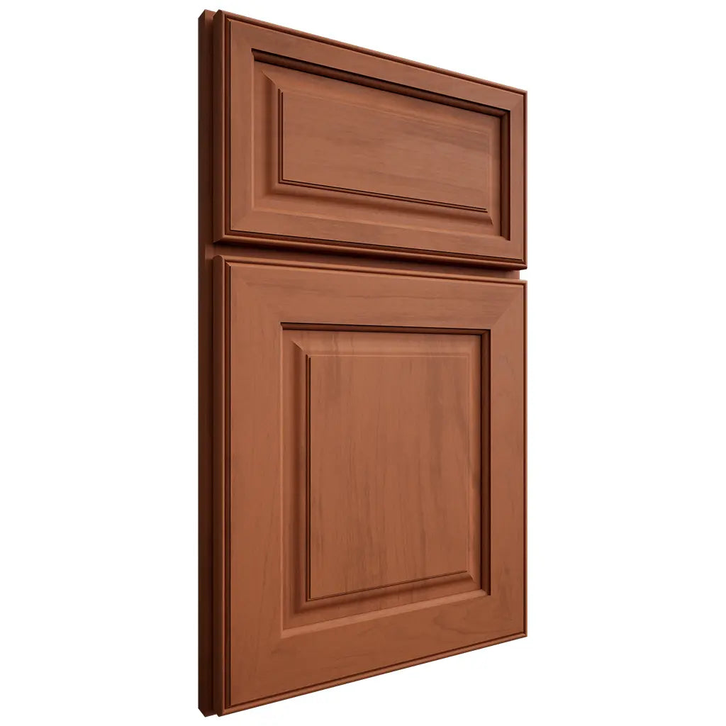 Shiloh Cabinetry Full Overlay Asherville Maple Plain Cut Spice Door