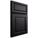 Shiloh Cabinetry Full Overlay Asherville Paintable Black Door