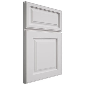 Shiloh Cabinetry Full Overlay Asherville Paintable Polar Door