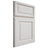 Shiloh Cabinetry Full Overlay Asherville Paintable Soft White Door