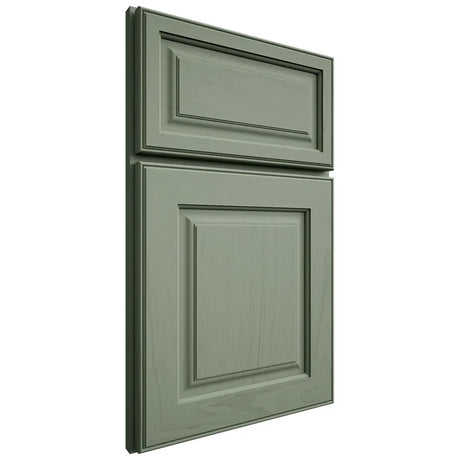 Shiloh Cabinetry Full Overlay Asherville Poplar Plain Cut Moss Door