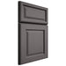 Shiloh Cabinetry Full Overlay Asherville Walnut Plain Cut Cadet Door