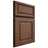 Shiloh Cabinetry Full Overlay Asherville Walnut Plain Cut Natural Door