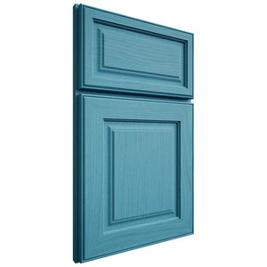 Shiloh Cabinetry Full Overlay Asherville White Oak Plain Cut Aqua Door