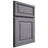 Shiloh Cabinetry Full Overlay Asherville White Oak Plain Cut Cadet Door