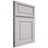 Shiloh Cabinetry Full Overlay Asherville White Oak Plain Cut Cotton Door
