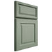 Shiloh Cabinetry Full Overlay Asherville White Oak Plain Cut Moss Door