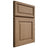Shiloh Cabinetry Full Overlay Asherville White Oak Plain Cut Natural Door