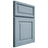 Shiloh Cabinetry Full Overlay Asherville White Oak Plain Cut Sky Door