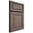 Shiloh Cabinetry Full Overlay Asherville White Oak Quarter Sawn Clay Door