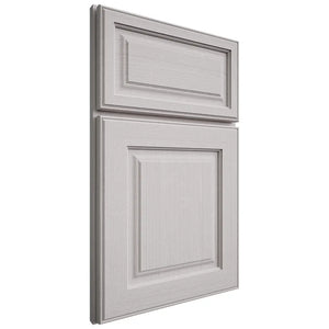 Shiloh Cabinetry Full Overlay Asherville White Oak Quarter Sawn Cotton Door
