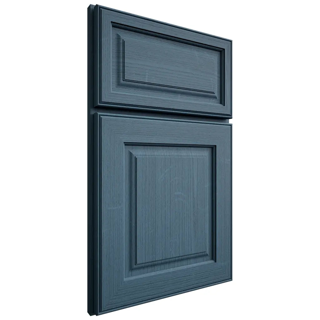 Shiloh Cabinetry Full Overlay Asherville White Oak Quarter Sawn Hudson Door