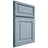 Shiloh Cabinetry Full Overlay Asherville White Oak Quarter Sawn Sky Door