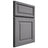 Shiloh Cabinetry Full Overlay Asherville White Oak Quarter Sawn Sterling Door