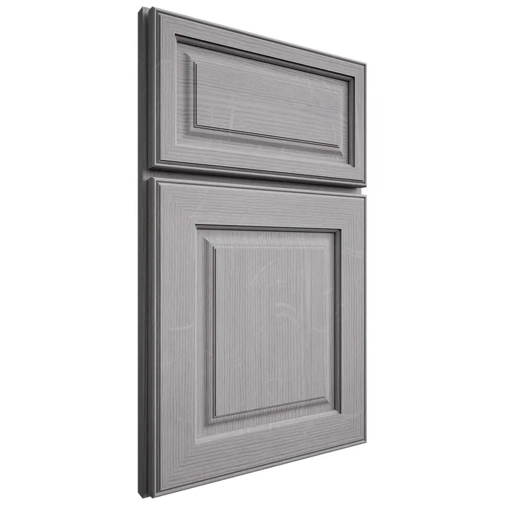 Shiloh Cabinetry Full Overlay Asherville White Oak Quarter Sawn Stratus Door