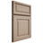 Shiloh Cabinetry Full Overlay Asherville White Oak Quarter Sawn Straw Door
