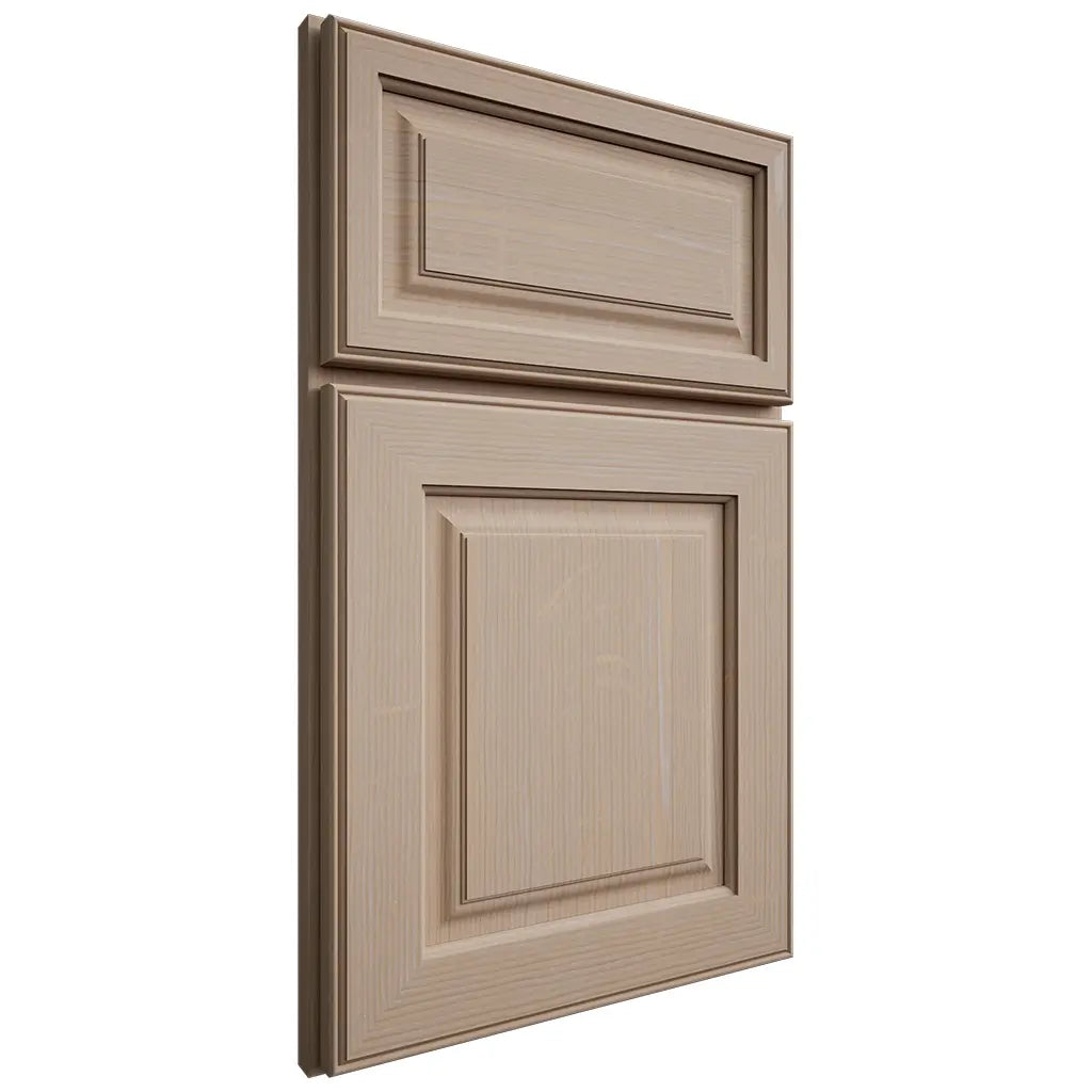 Shiloh Cabinetry Full Overlay Asherville White Oak Quarter Sawn Straw Door