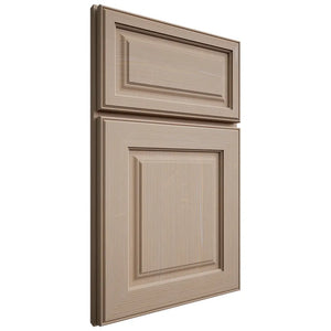 Shiloh Cabinetry Full Overlay Asherville White Oak Quarter Sawn Straw Door