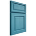 Shiloh Cabinetry Full Overlay Asherville White Oak Rift Cut Aqua Door