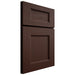 Shiloh Cabinetry Full Overlay Aspen Alder Plain Cut Umber Door