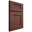 Shiloh Cabinetry Full Overlay Aspen Cherry Plain Cut Bourbon Door