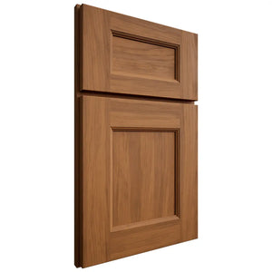 Shiloh Cabinetry Full Overlay Aspen Hickory Plain Cut Chestnut Door