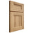 Shiloh Cabinetry Full Overlay Aspen Hickory Plain Cut Natural Door