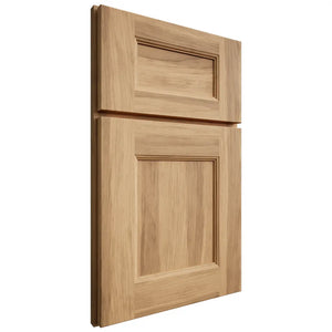 Shiloh Cabinetry Full Overlay Aspen Hickory Plain Cut Natural Door