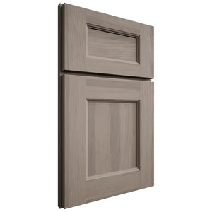 Shiloh Cabinetry Full Overlay Aspen Hickory Plain Cut Sterling Door