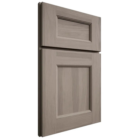 Shiloh Cabinetry Full Overlay Aspen Hickory Plain Cut Sterling Door