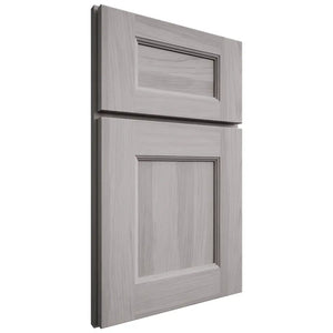 Shiloh Cabinetry Full Overlay Aspen Hickory Plain Cut Stratus Door