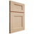 Shiloh Cabinetry Full Overlay Aspen Maple Plain Cut Natural Door