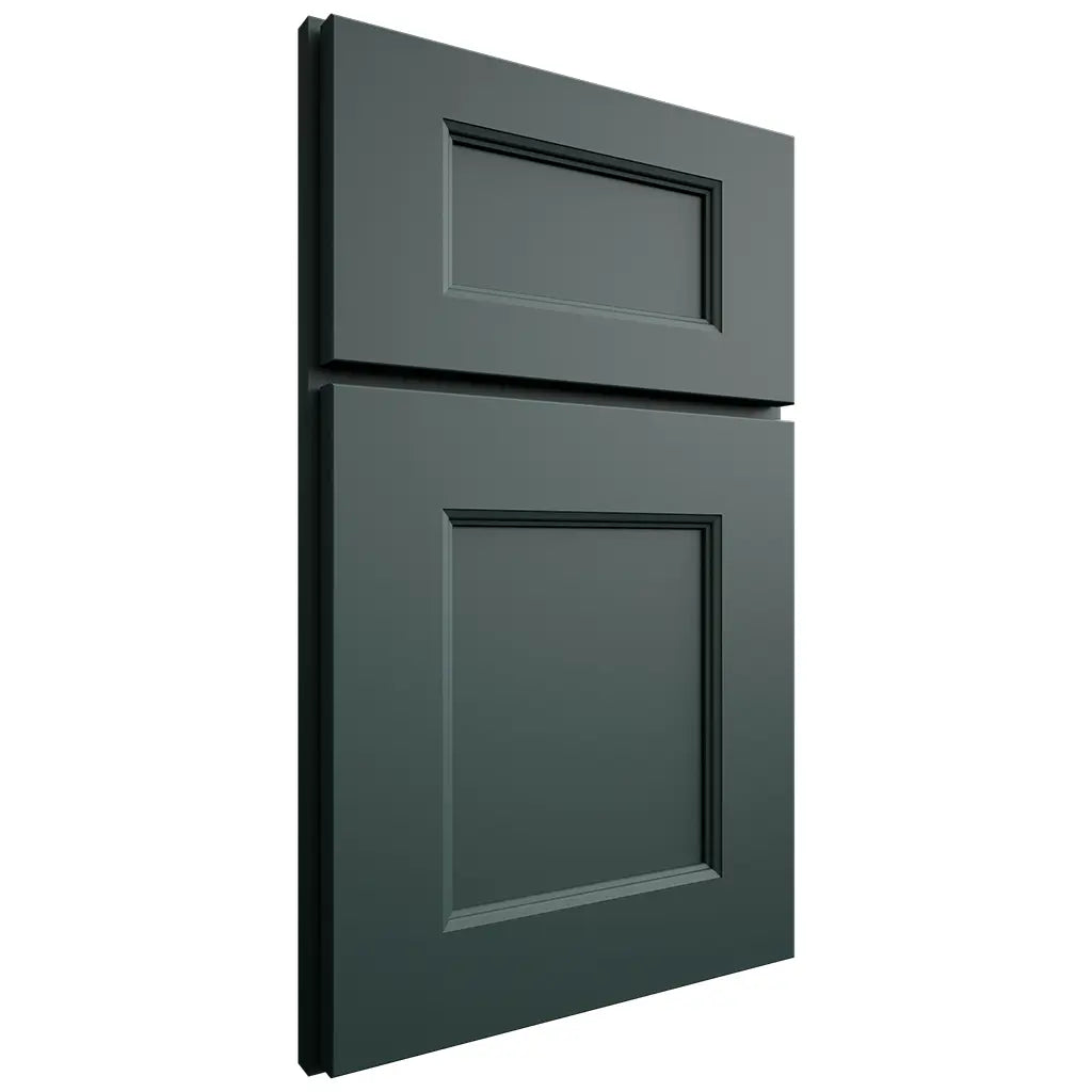 Shiloh Cabinetry Full Overlay Aspen Paintable Billiard Green Door