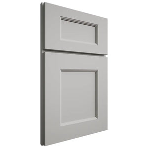 Shiloh Cabinetry Full Overlay Aspen Paintable Unusual Gray Door