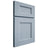 Shiloh Cabinetry Full Overlay Aspen Poplar Plain Cut Sky Door