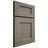 Shiloh Cabinetry Full Overlay Aspen Poplar Plain Cut Sterling Door