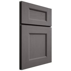 Shiloh Cabinetry Full Overlay Aspen Walnut Plain Cut Cadet Door