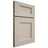 Shiloh Cabinetry Full Overlay Aspen Walnut Plain Cut Seagull Door
