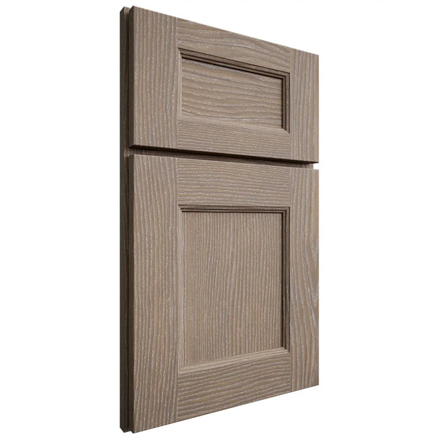 Shiloh Cabinetry Full Overlay Aspen White Oak Plain Cut Almond Door