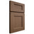 Shiloh Cabinetry Full Overlay Aspen White Oak Plain Cut Autumn Door