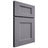 Shiloh Cabinetry Full Overlay Aspen White Oak Plain Cut Cadet Door
