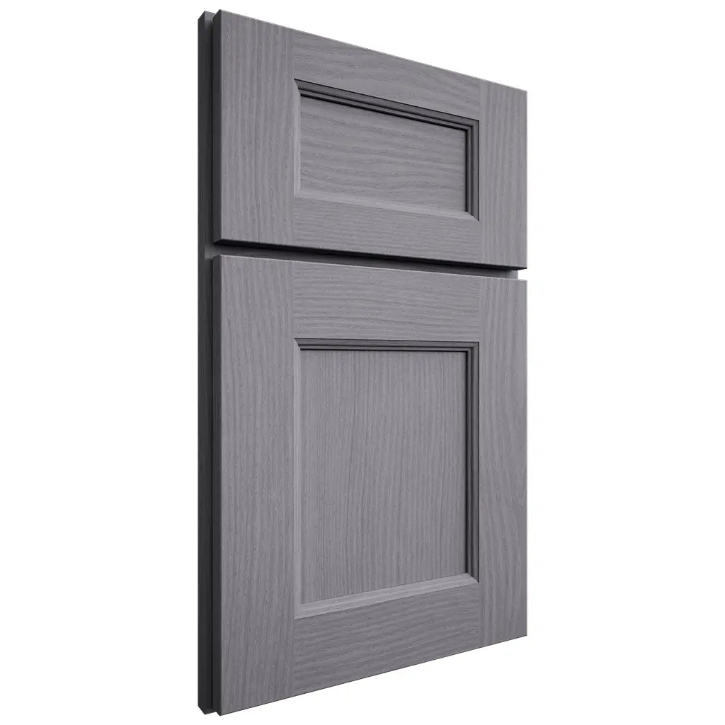Shiloh Cabinetry Full Overlay Aspen White Oak Plain Cut Cadet Door