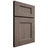 Shiloh Cabinetry Full Overlay Aspen White Oak Plain Cut Clay Door