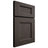 Shiloh Cabinetry Full Overlay Aspen White Oak Plain Cut Creekside Door