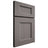 Shiloh Cabinetry Full Overlay Aspen White Oak Plain Cut Flagstone Door