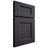 Shiloh Cabinetry Full Overlay Aspen White Oak Plain Cut Harbor Door